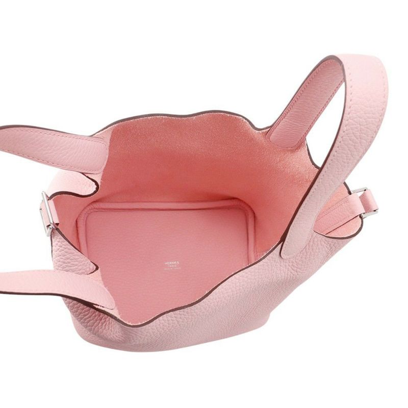 エルメス ハンドバッグ ピコタンロックPM ローズサクラ/シルバー金具 トリヨンクレマンス W刻印
