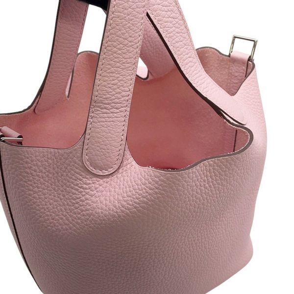 エルメス ハンドバッグ ピコタンロックPM ローズサクラ/シルバー金具 トリヨンクレマンス W刻印
