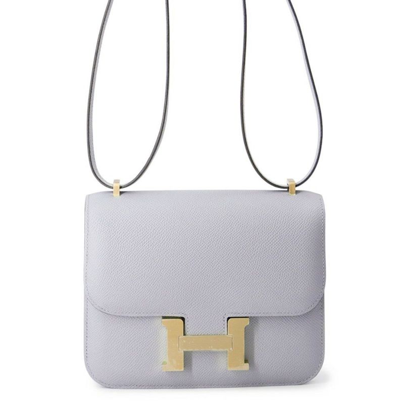 エルメス ミニ コンスタンス3 ミロワール グリパンタン/シャンパンゴールド金具 エプソン K刻印