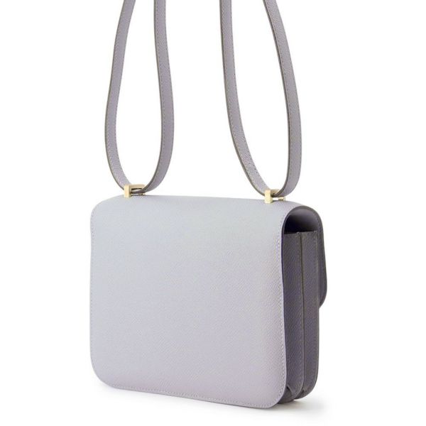 エルメス ミニ コンスタンス3 ミロワール グリパンタン/シャンパンゴールド金具 エプソン K刻印