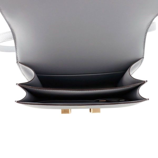 エルメス ミニ コンスタンス3 ミロワール グリパンタン/シャンパンゴールド金具 エプソン K刻印