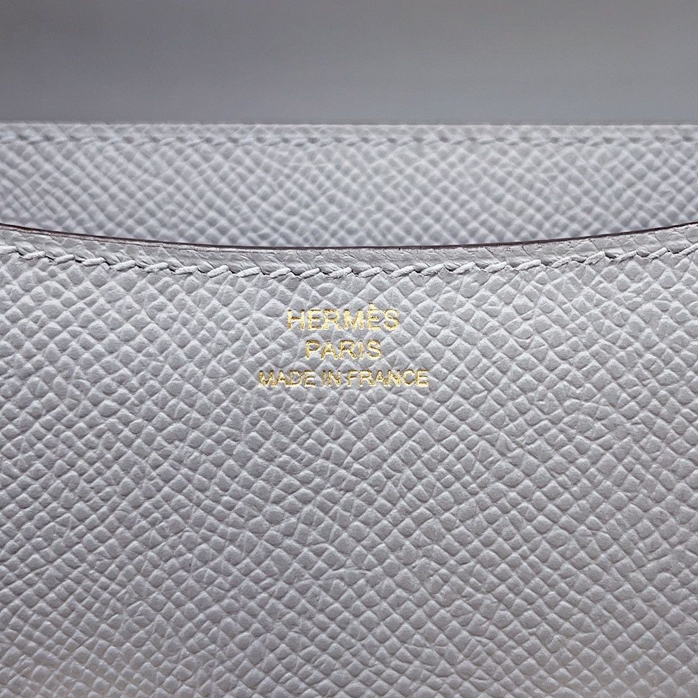 エルメス ミニ コンスタンス3 ミロワール グリパンタン/シャンパンゴールド金具 エプソン K刻印