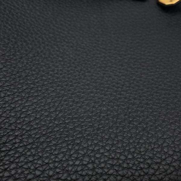 エルメス ハンドバッグ ケリー28 内縫い ブラック/マットゴールド金具 トゴ K刻印 2wayショルダー 黒