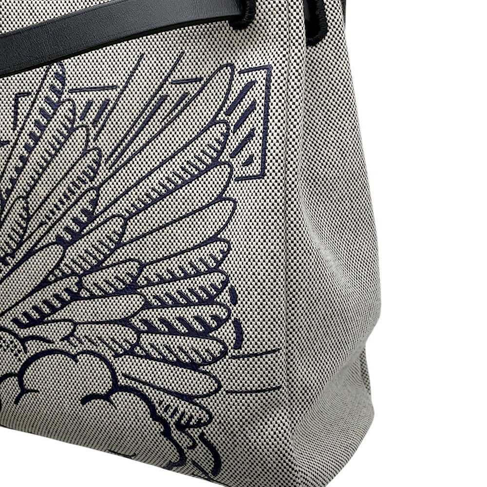 エルメス エールバッグジップPM ペガサスポップ ブラック/ブルーインディゴ/エクリュ/シルバー金具 トワルアッシュ/ヴァッシュハンター Y刻印 黒