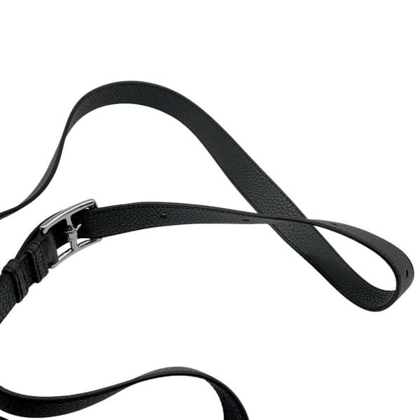 エルメス ショルダーバッグ サック ア デペッシュ21 ブラック/シルバー金具 トゴ B刻印 黒