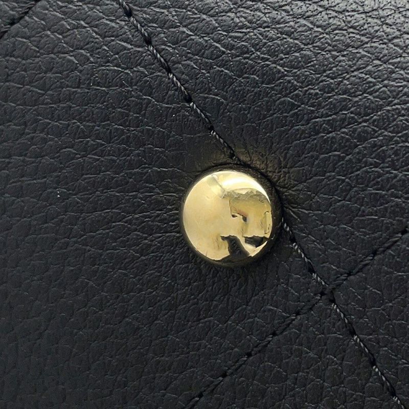 シャネル チェーントートバッグ ココマーク カーフレザー AS0356 CHANEL バッグ 2Wayショルダーバッグ 黒