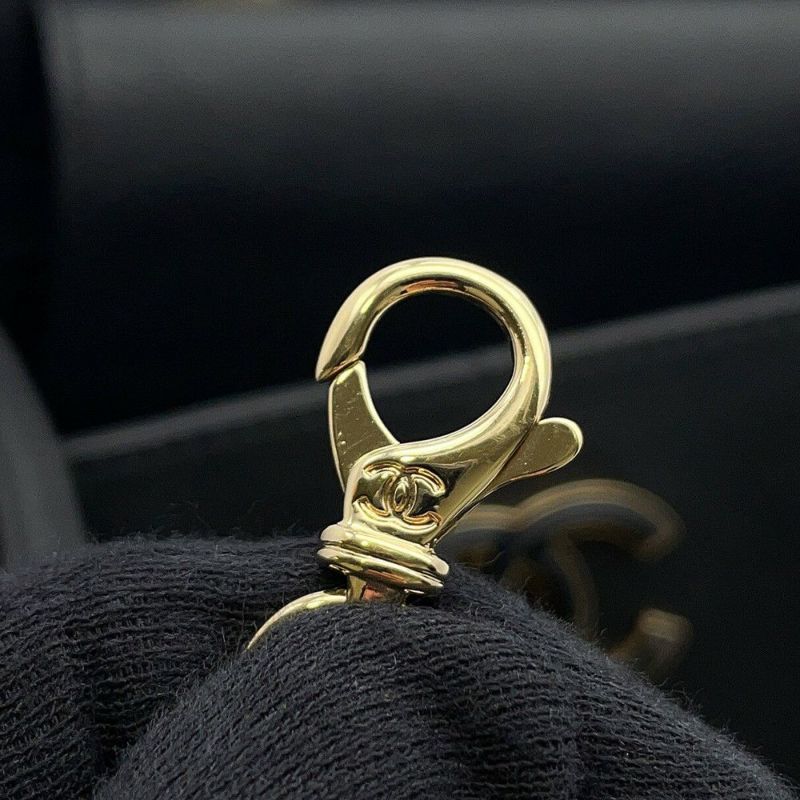 シャネル チェーントートバッグ ココマーク カーフレザー AS0356 CHANEL バッグ 2Wayショルダーバッグ 黒