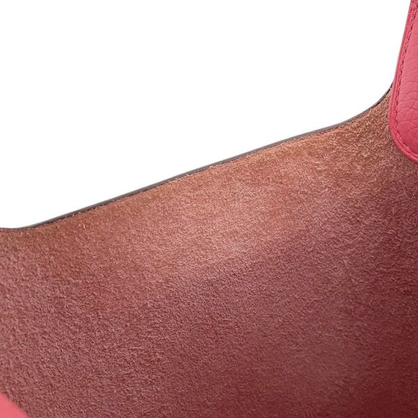 エルメス ハンドバッグ ピコタンロックPM ローズアザレ/シルバー金具 トリヨンクレマンス K刻印