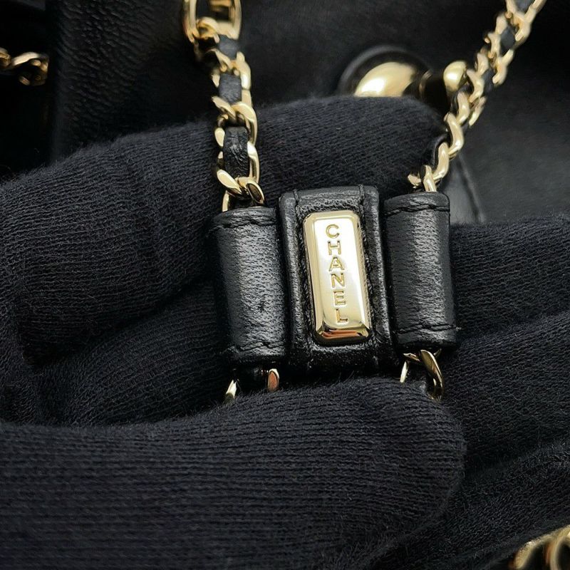 シャネル リュック マトラッセ ココマーク ラムスキン AS2908 CHANEL バッグ バックパック 黒