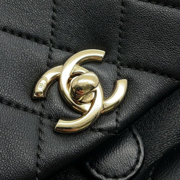 シャネル リュック マトラッセ ココマーク ラムスキン AS2908 CHANEL バッグ バックパック 黒