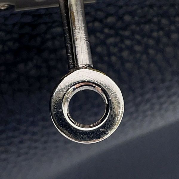 エルメス ハンドバッグ ケリー28 内縫い ブルーニュイ/シルバー金具 トゴ X刻印 ２wayショルダー