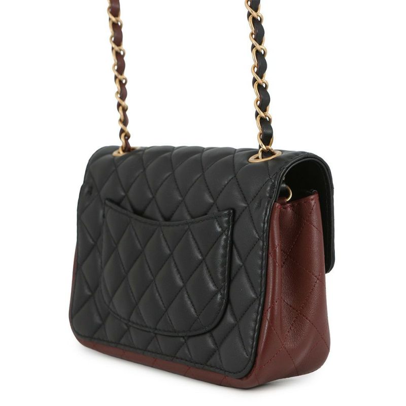 シャネル チェーンショルダーバッグ マトラッセ ココマーク ラムスキン AS2228 CHANEL 黒