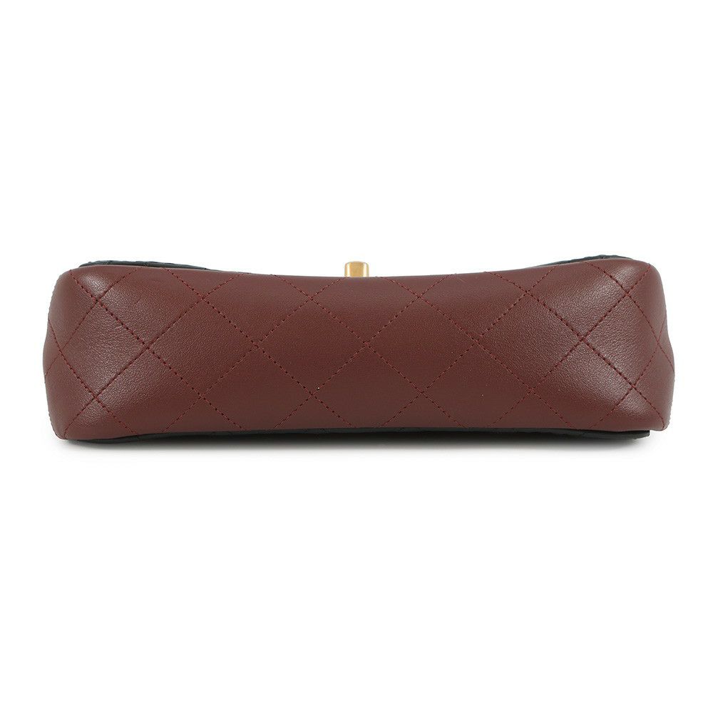 シャネル チェーンショルダーバッグ マトラッセ ココマーク ラムスキン AS2228 CHANEL 黒