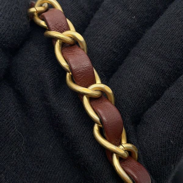 シャネル チェーンショルダーバッグ マトラッセ ココマーク ラムスキン AS2228 CHANEL 黒