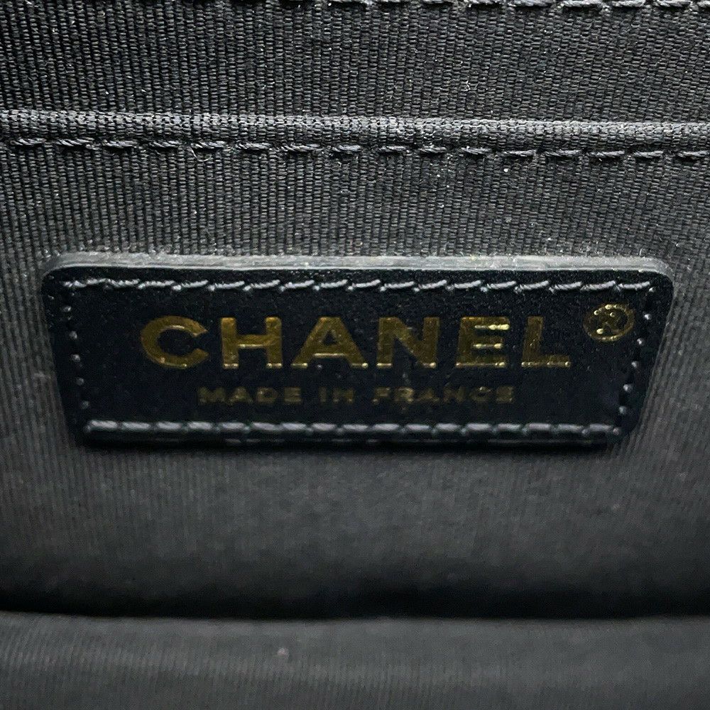 シャネル チェーンショルダーバッグ マトラッセ ココマーク ラムスキン AS2228 CHANEL 黒