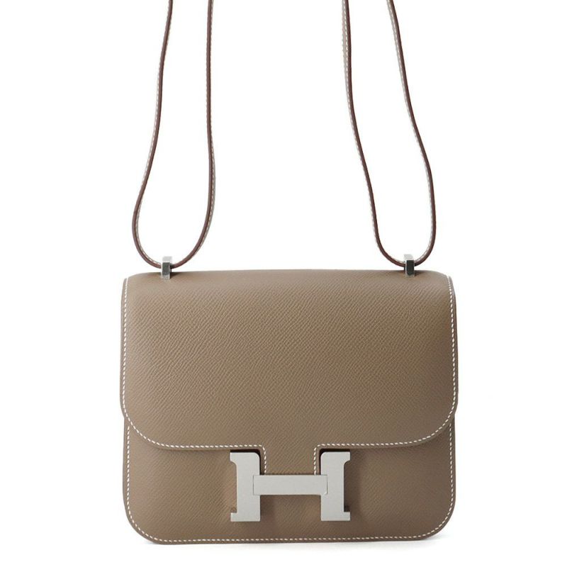 エルメス ミニ コンスタンス3 ミロワール エトゥープ/シルバー金具 エプソン W刻印