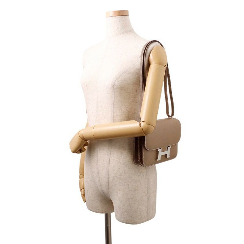 エルメス ミニ コンスタンス3 ミロワール エトゥープ/シルバー金具 エプソン W刻印