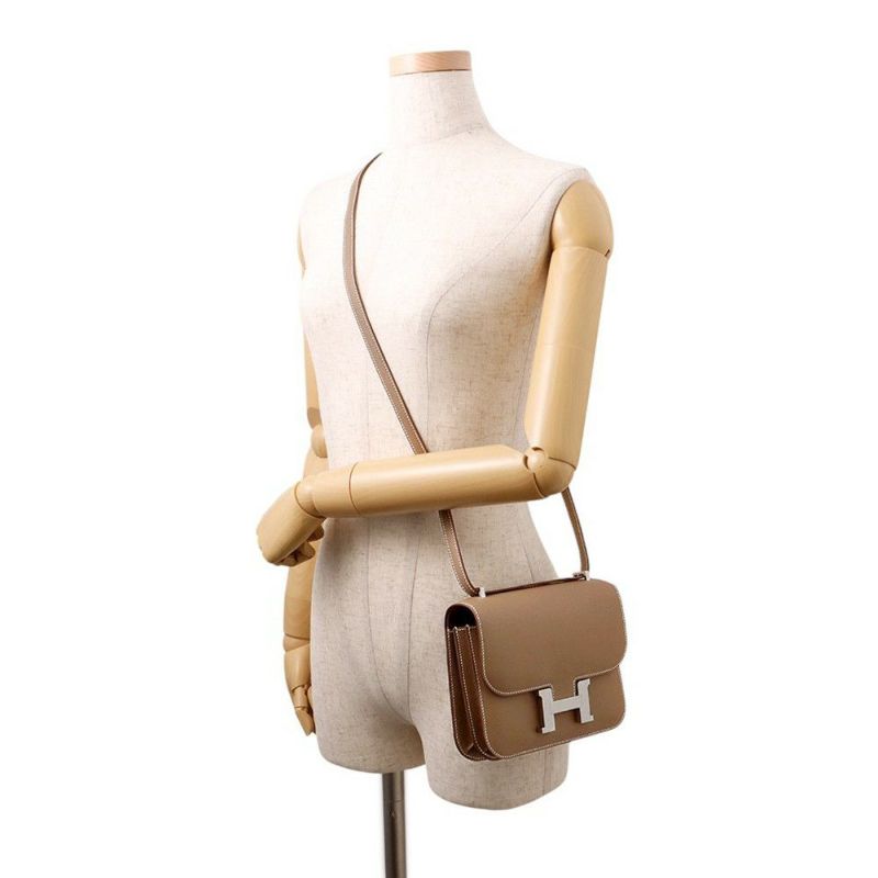 エルメス ミニ コンスタンス3 ミロワール エトゥープ/シルバー金具 エプソン W刻印