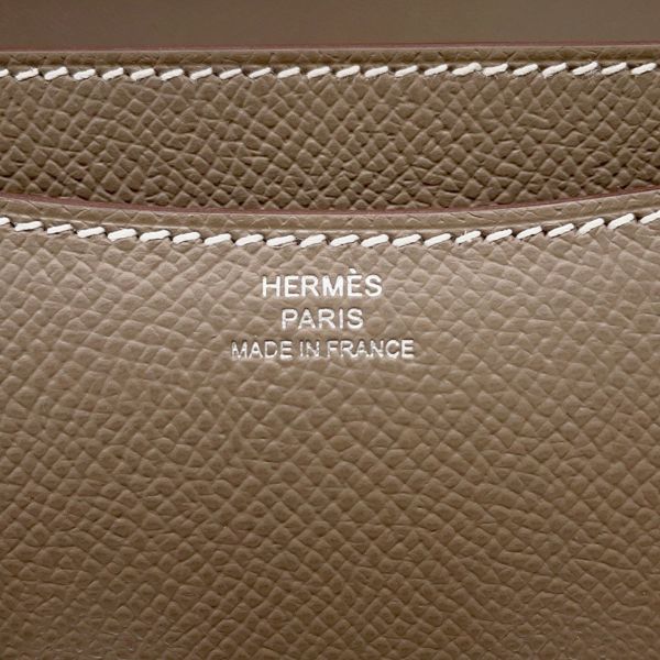 エルメス ミニ コンスタンス3 ミロワール エトゥープ/シルバー金具 エプソン W刻印