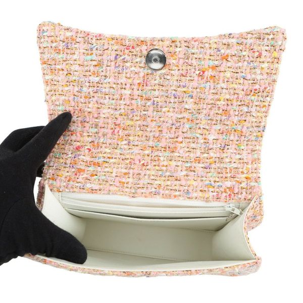 シャネル ハンドバッグ ココマーク デカココ チェーンハンドル ツイード CHANEL バッグ