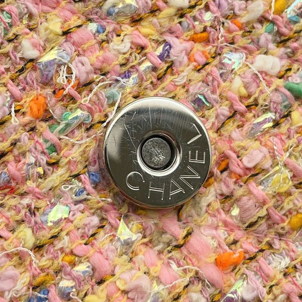シャネル ハンドバッグ ココマーク デカココ チェーンハンドル ツイード CHANEL バッグ