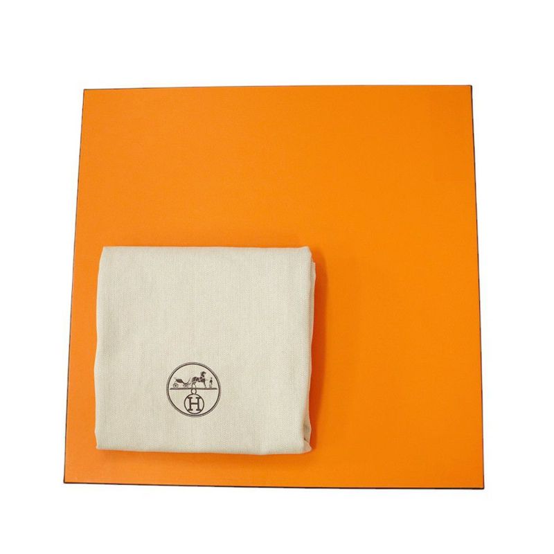 エルメス トートバッグ ガーデンパーティGM デューン/ブラック/シルバー金具 トワルアッシュ/ネゴンダ W刻印