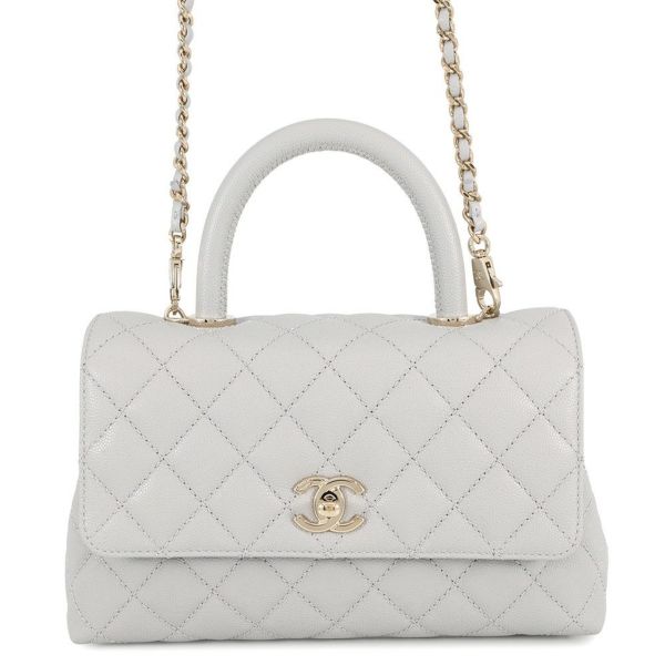 シャネル ハンドバッグ マトラッセ ココマーク ココハンドル キャビアスキン A92990 CHANEL 2wayショルダーバッグ