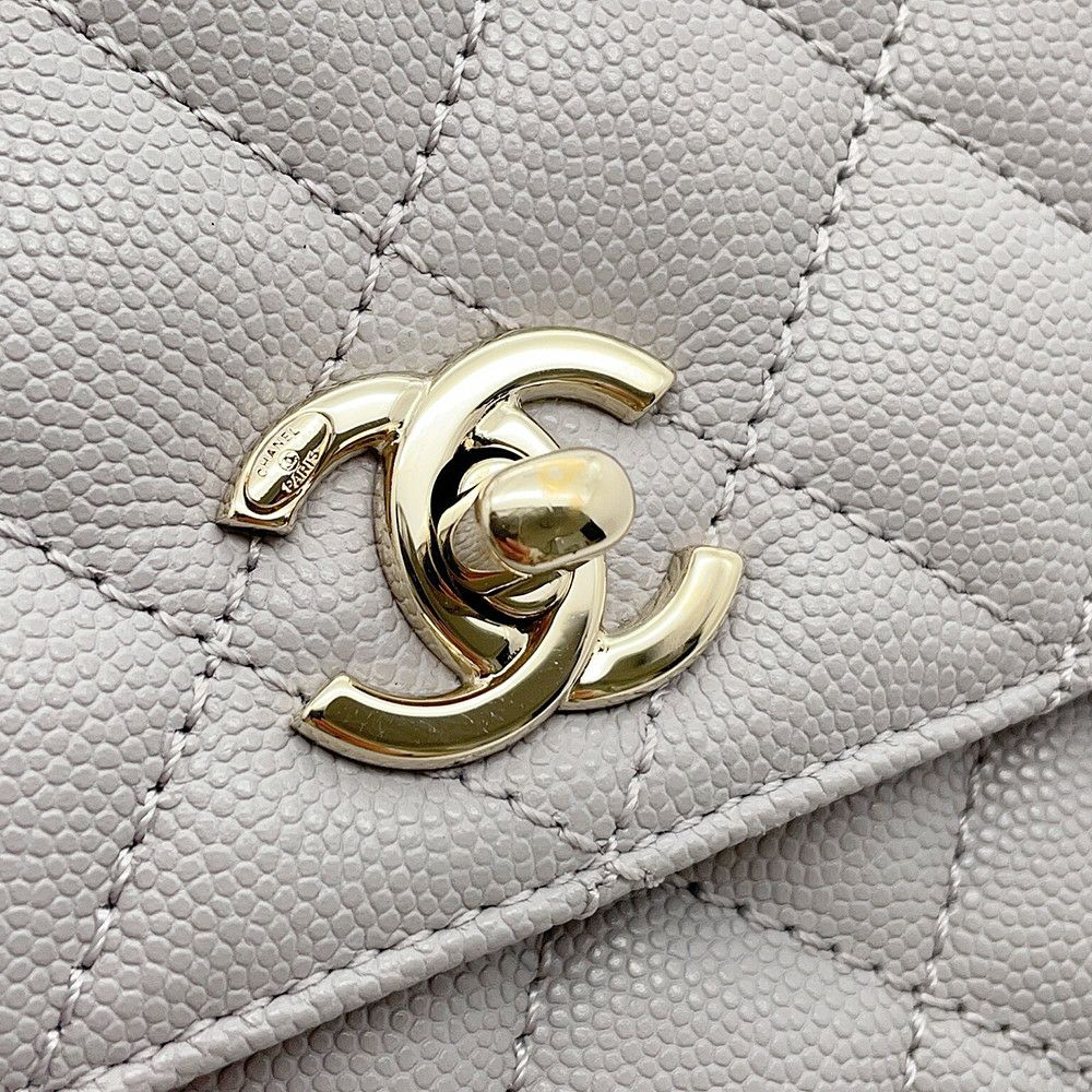 シャネル ハンドバッグ マトラッセ ココマーク ココハンドル キャビアスキン A92990 CHANEL 2wayショルダーバッグ