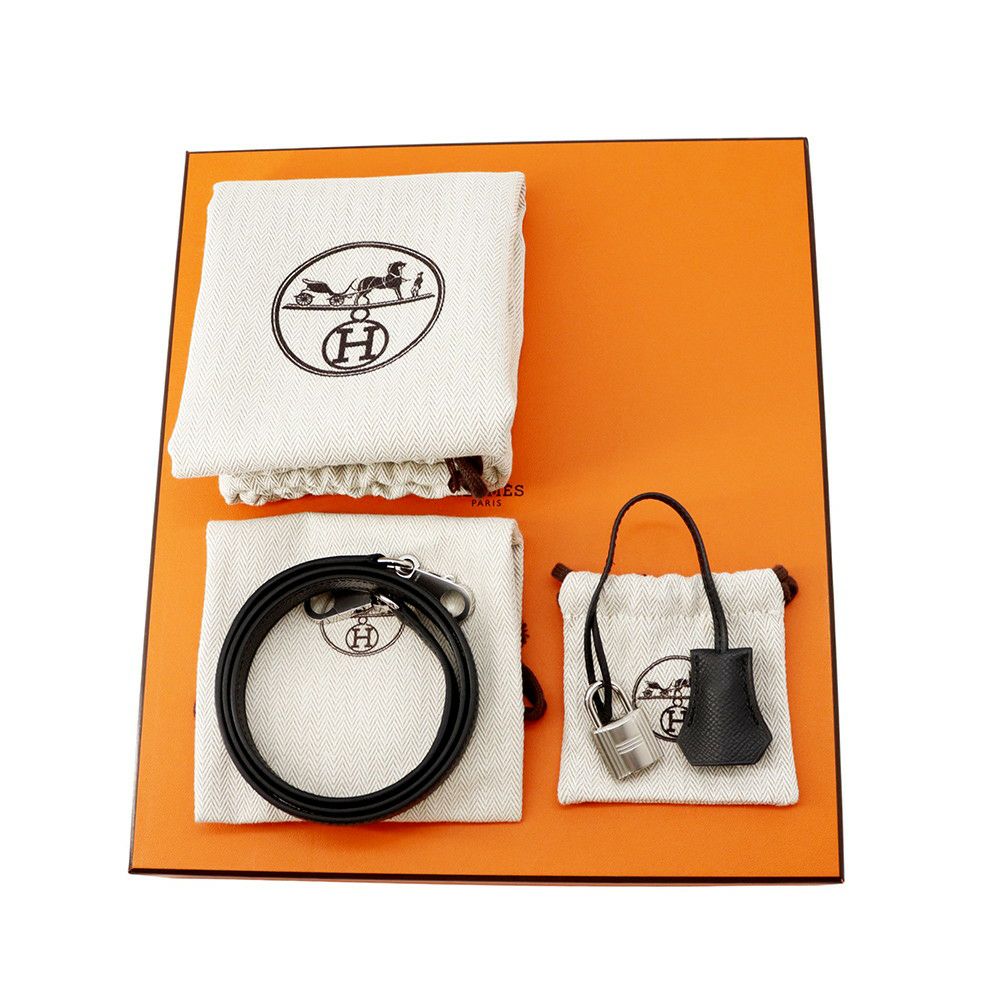 エルメス ハンドバッグ ケリー25 外縫い アルドワーズ/エレクトラム金具 エプソン K刻印 2wayショルダー黒