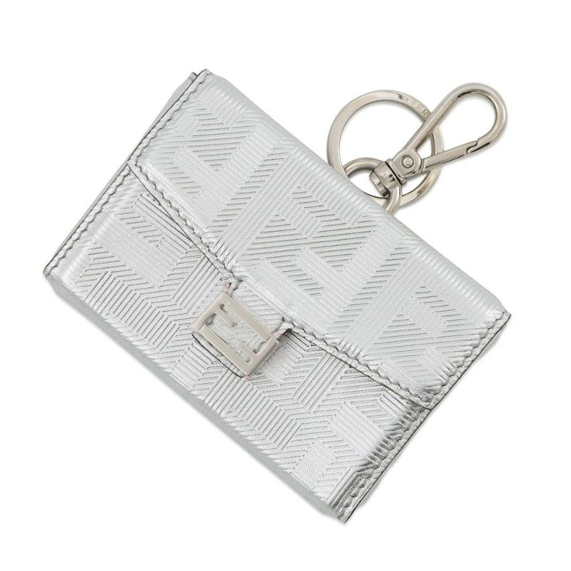 フェンディ バッグチャーム ナノ バゲット レザー 7AS206 FENDI