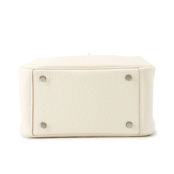 エルメス ハンドバッグ リンディ ミニ クレ/シルバー金具 トリヨンクレマンス K刻印 ２wayショルダー