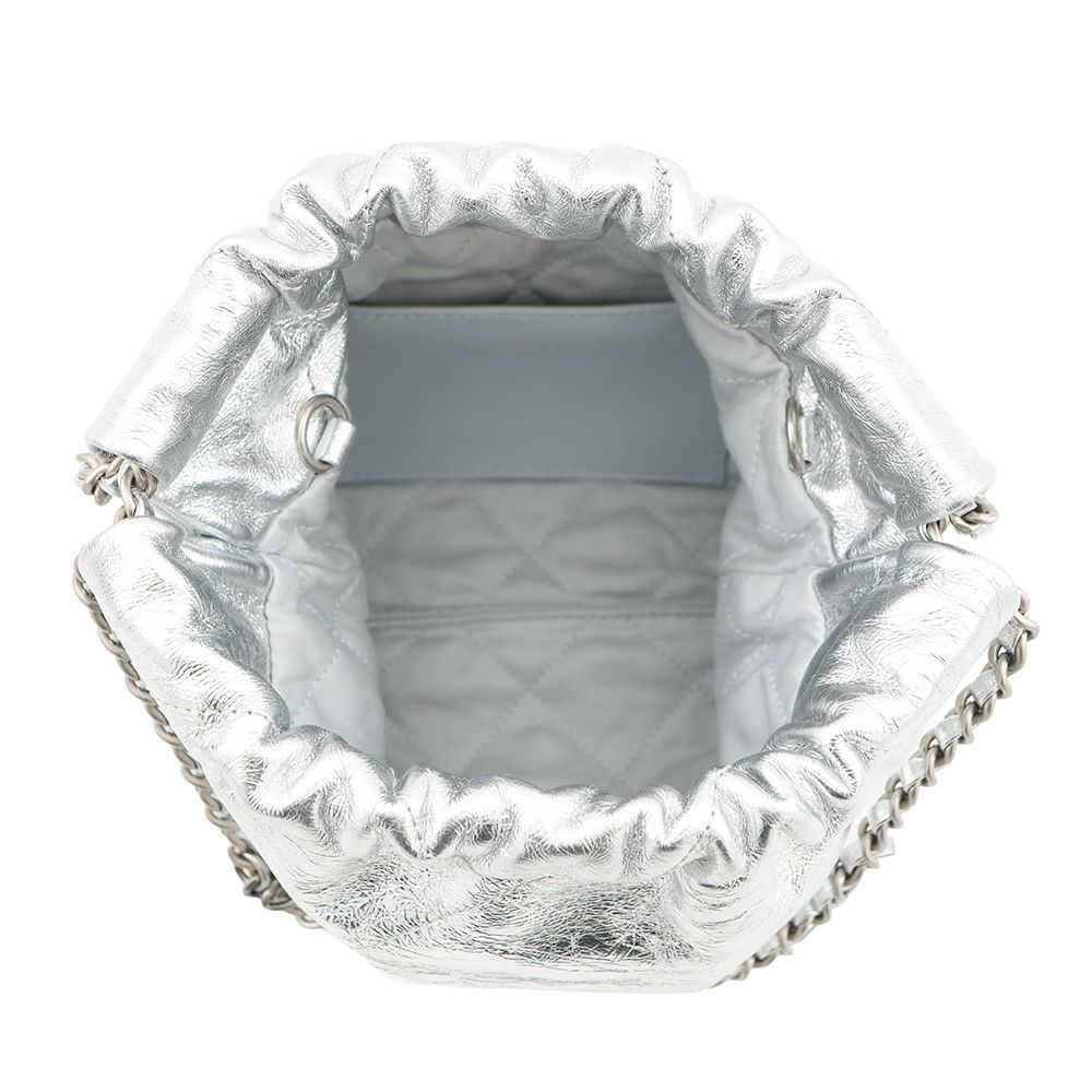 シャネル ハンドバッグ CHANEL 22 ミニ ココマーク シャイニーカーフレザー AS3980 CHANEL 2wayショルダーバッグ