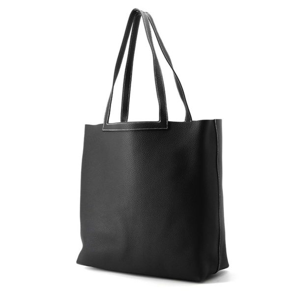 エルメス トートバッグ カバセリエ46 ブラック トリヨンクレマンス K刻印 HERMES 黒