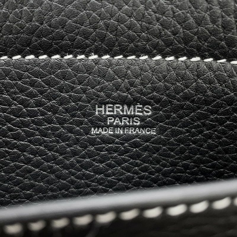 エルメス トートバッグ カバセリエ46 ブラック トリヨンクレマンス K刻印 HERMES 黒
