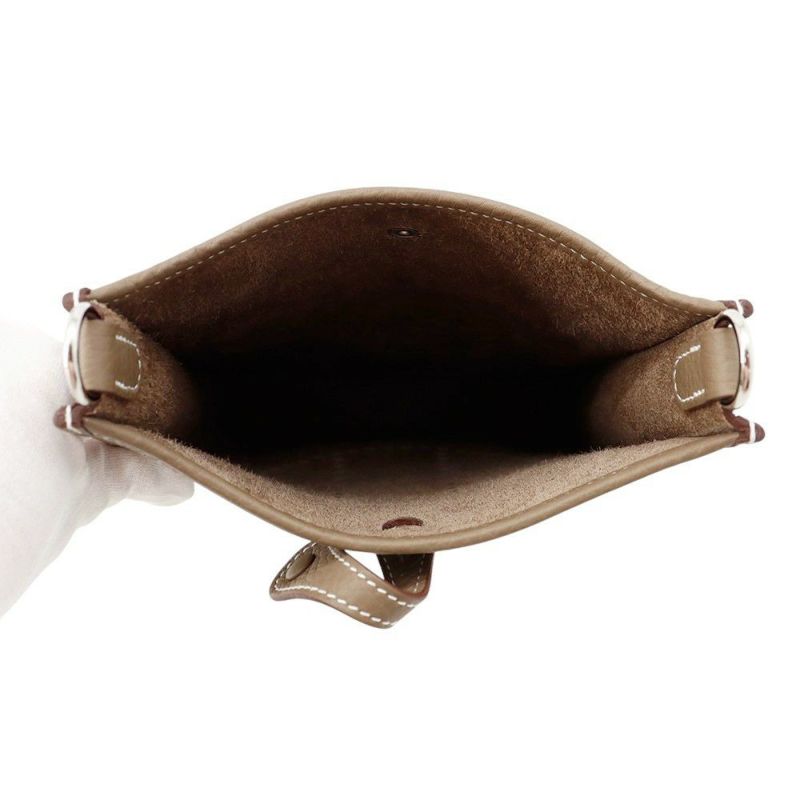 エルメス エブリンTPM 111cm アマゾン エトゥープ/ブルーインディゴ/シルバー金具 トリヨンクレマンス K刻印