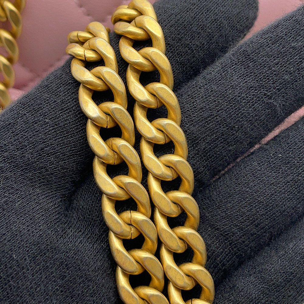 シャネル チェーンショルダーバッグ ミニ マトラッセ ココマーク カメリア ラムスキン AS4040 CHANEL