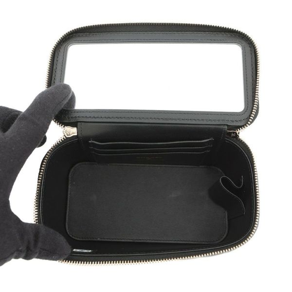 シャネル チェーンショルダーバッグ マトラッセ ココマーク ヴァニティケース ラムスキン AP2199 CHANEL 黒