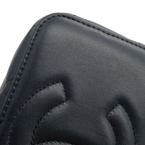 シャネル チェーンショルダーバッグ マトラッセ ココマーク ヴァニティケース ラムスキン AP2199 CHANEL 黒