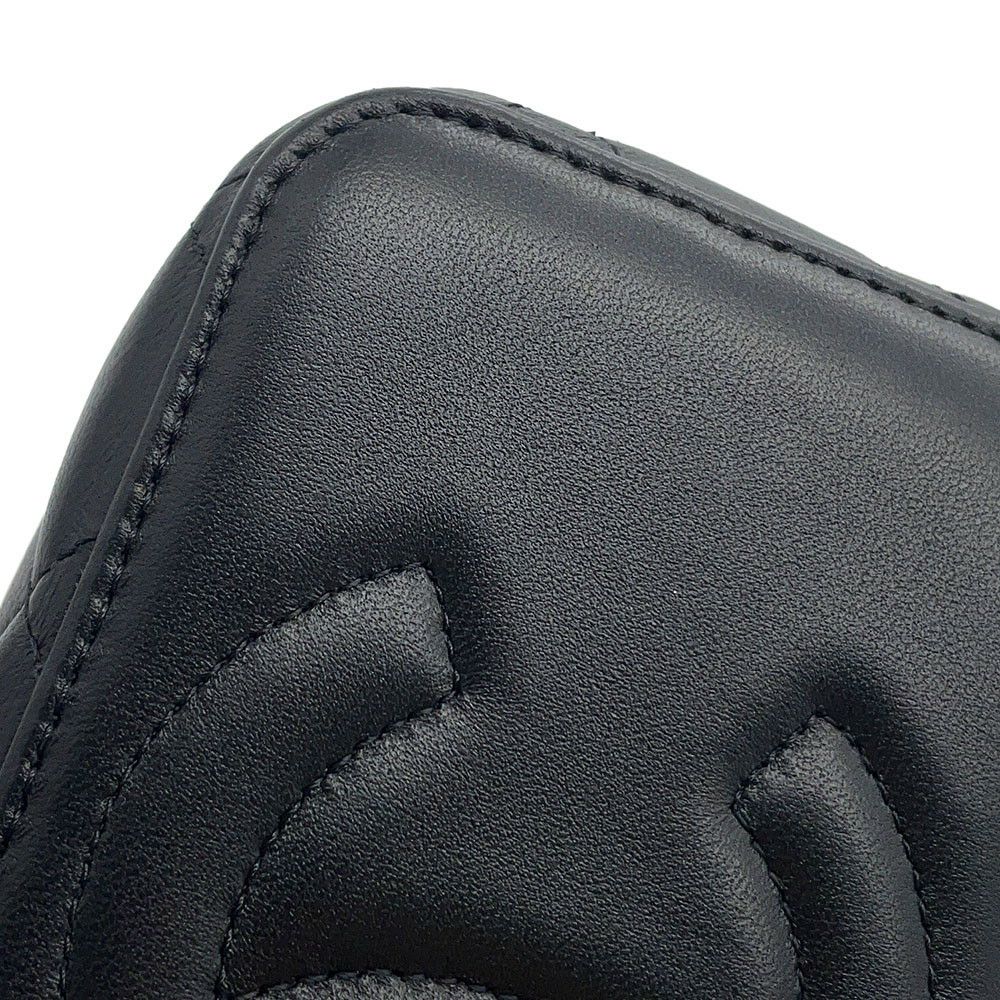 シャネル チェーンショルダーバッグ マトラッセ ココマーク ヴァニティケース ラムスキン AP2199 CHANEL 黒