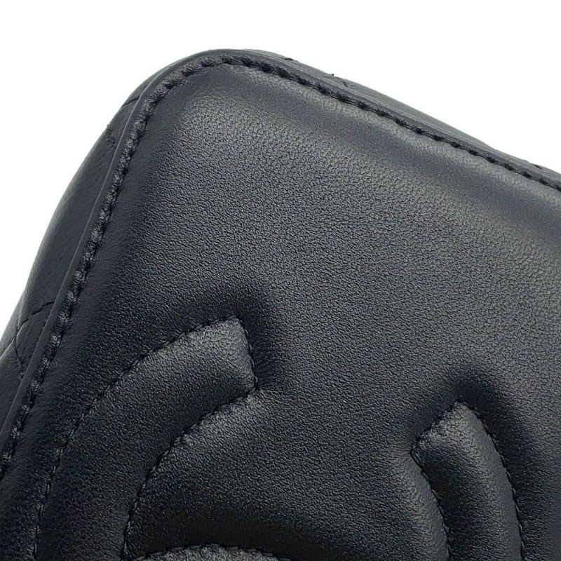 シャネル チェーンショルダーバッグ マトラッセ ココマーク ヴァニティケース ラムスキン AP2199 CHANEL 黒