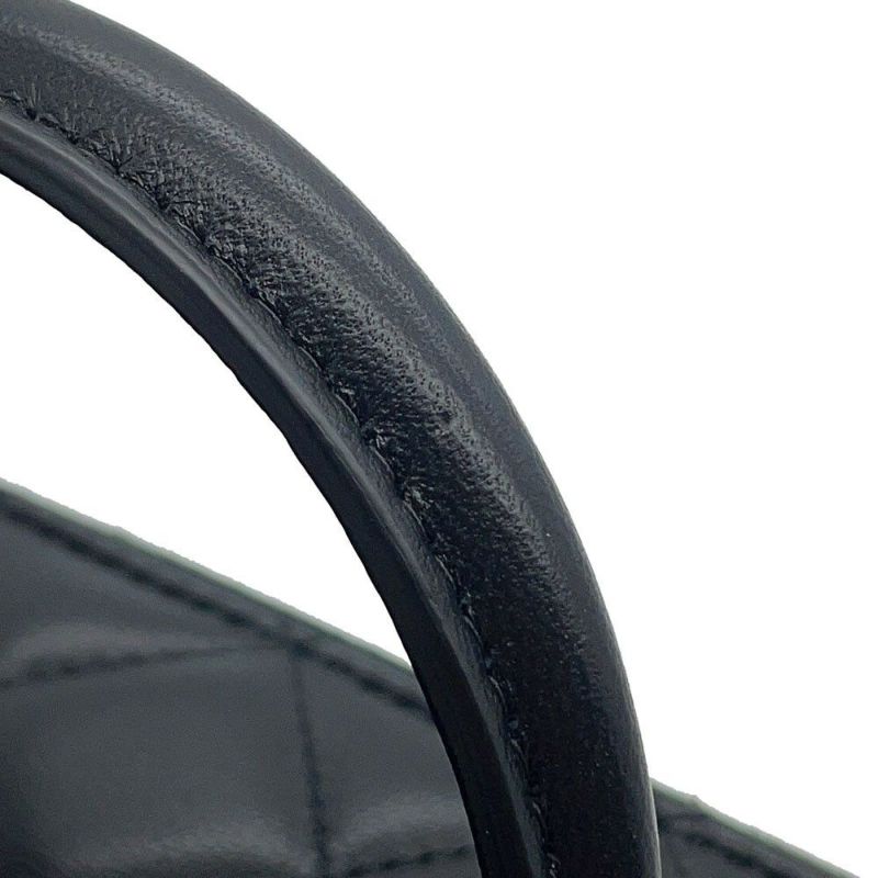 シャネル チェーンショルダーバッグ マトラッセ ココマーク ヴァニティケース ラムスキン AP2199 CHANEL 黒