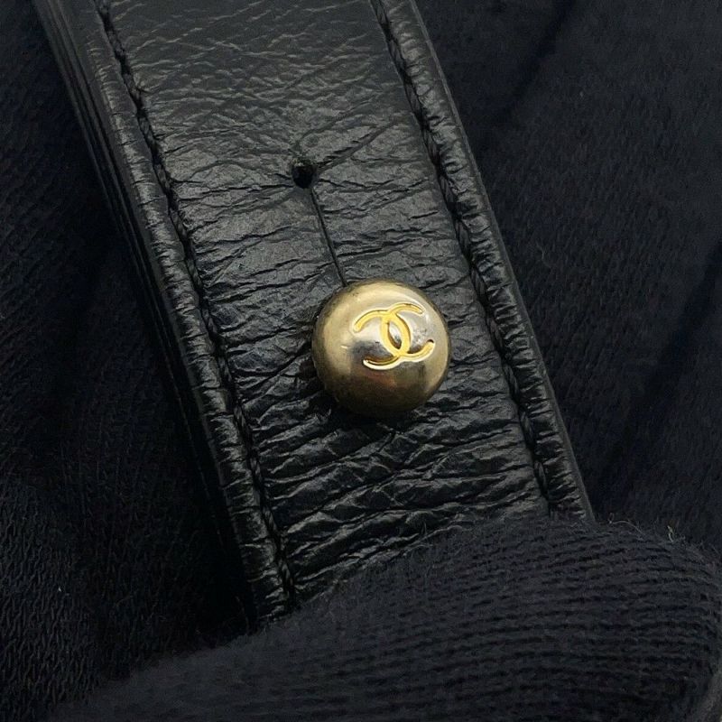 シャネル チェーンショルダーバッグ ガブリエル ドゥ シャネル スモール ホーボーバッグ A91810 CHANEL 黒