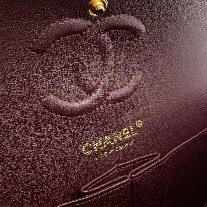 シャネル チェーンショルダーバッグ マトラッセ23 ココマーク Wフラップ キャビアスキン A01113 CHANEL 黒