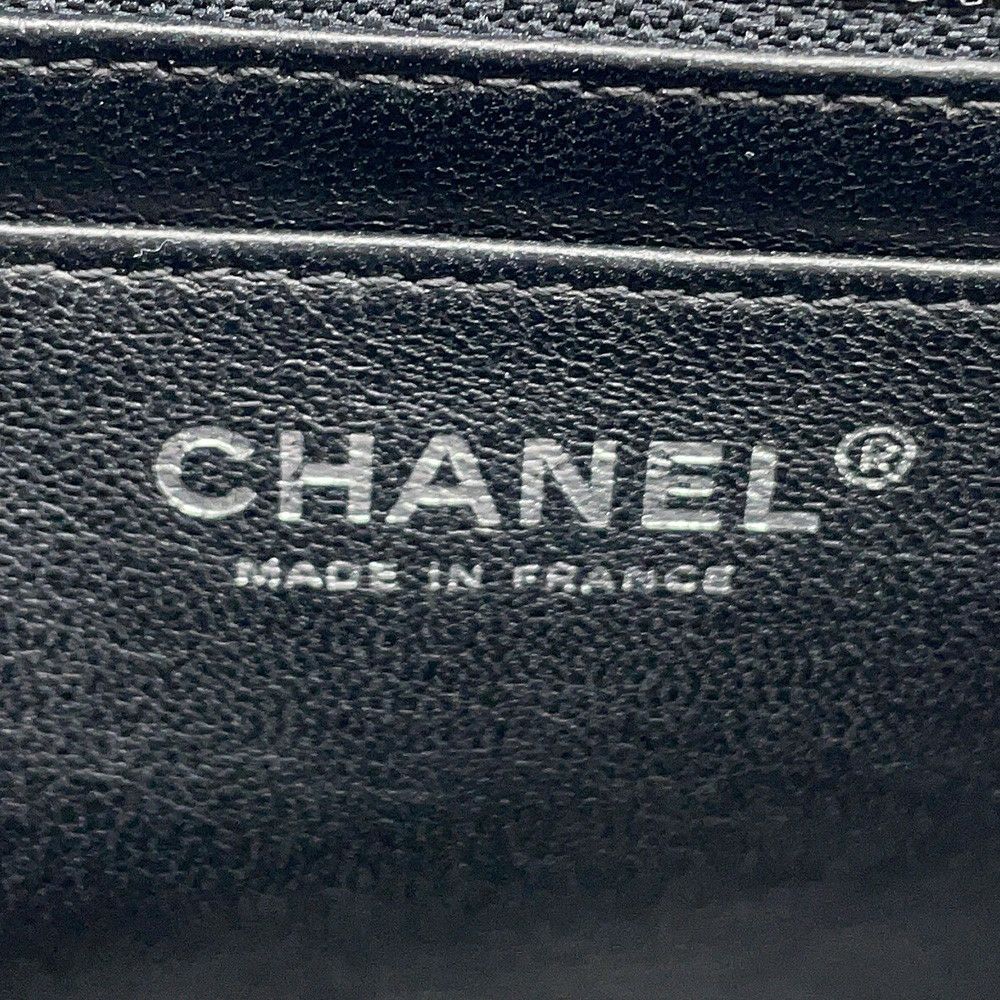 シャネル チェーンショルダーバッグ マトラッセ30 ココマーク キャビアスキン A28600 CHANEL デカマト 黒