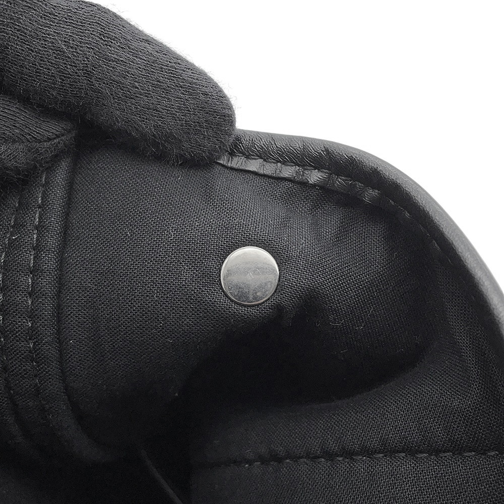 バレンシアガ トートバッグ ネイビーカバス スモール ポーチ付 千鳥柄 339933 BALENCIAGA 黒