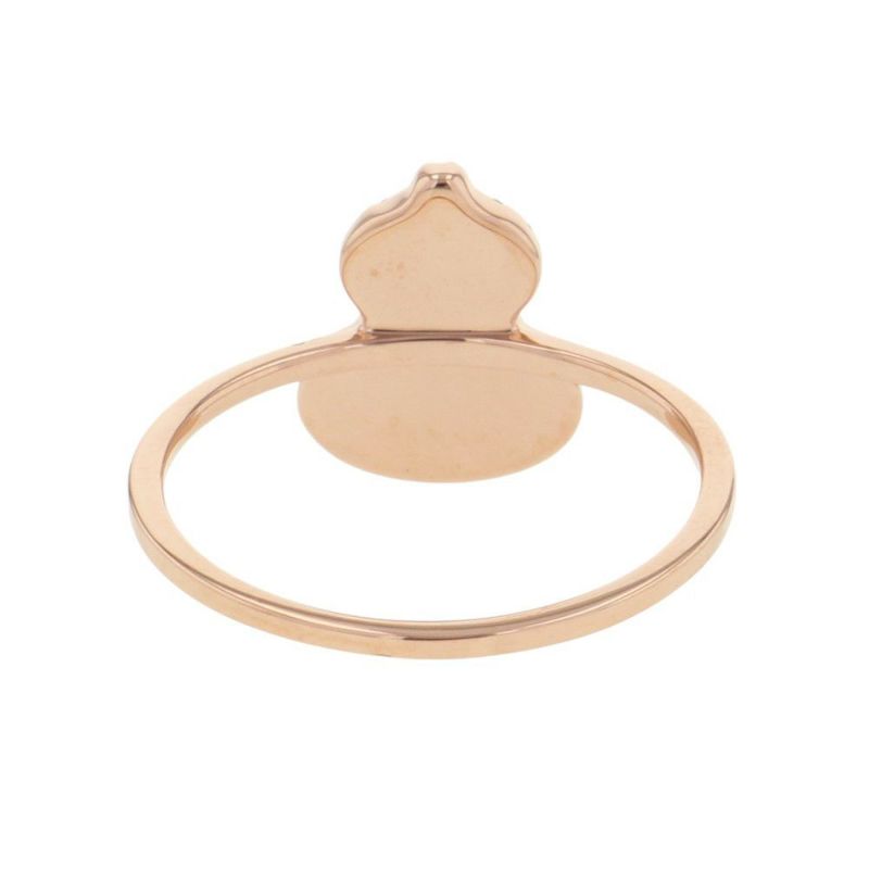 キーリン リング ウル マザーオブパール/ナノダイヤ 0.109ct K18PGピンクゴールド WURPT4ERGMP Qeelin Wulu 瓢箪 ひょうたん 指輪