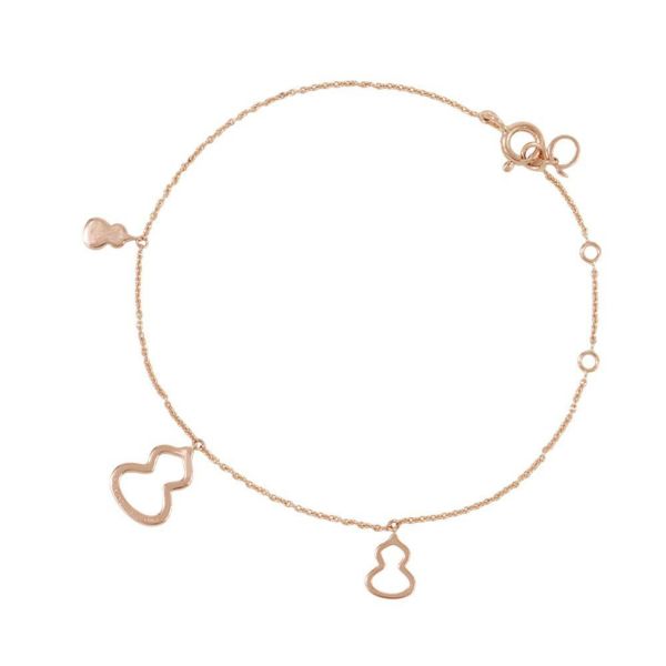 キーリン ブレスレット ウル ナノダイヤモンド 0.110ct K18PGピンクゴールド Qeelin Wulu 瓢箪 ひょうたん 指輪