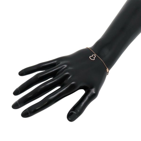 キーリン ブレスレット ウル ナノダイヤモンド 0.110ct K18PGピンクゴールド Qeelin Wulu 瓢箪 ひょうたん 指輪