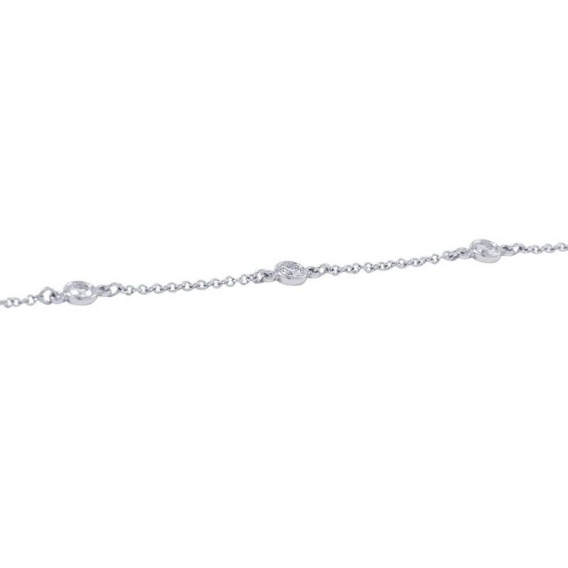 ティファニー ブレスレット エルサ・ペレッティ ダイヤモンド バイ ザ ヤード ブレスレット ダイヤ 6P 計0.30ct Pt950 60099275