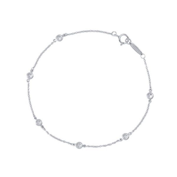 ティファニー ブレスレット エルサ・ペレッティ ダイヤモンド バイ ザ ヤード ブレスレット ダイヤ 6P 計0.30ct Pt950 60099275